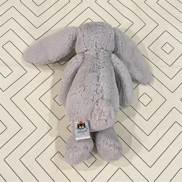 Jellycat Grey Bashful Bunny Stuffed Animal - Picture 6 of 7